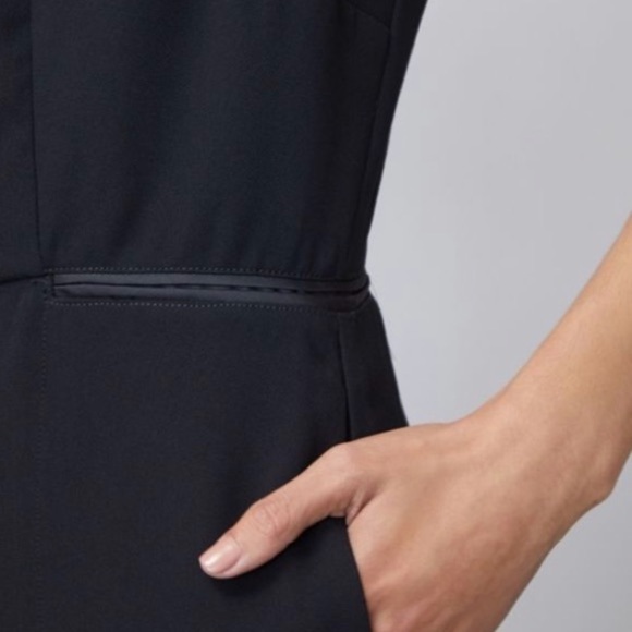 NWT Anthropologie Maeve Sleeveless Magdalena Sleeveless Crepe Jumpsuit Black - Picture 2 of 7